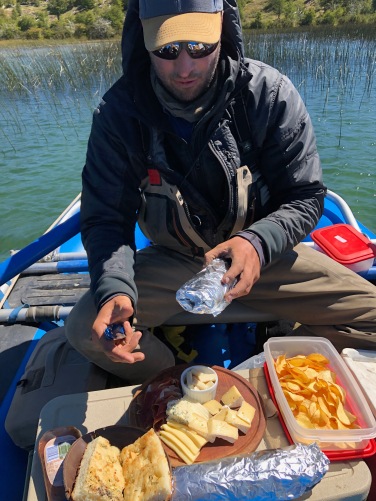 Lunch on the boat